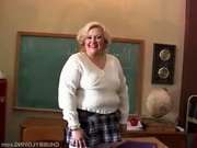 Ебля одной старой толстой учительницы